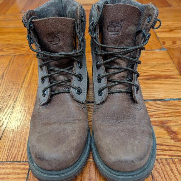 Timberland Waterproof Classic Style Brown Boots Women’s 5.5 - Picture 3 of 7